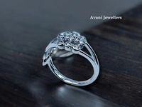 Avani Jewellers Silver Ladies Fancy Ring - 1.64, 9