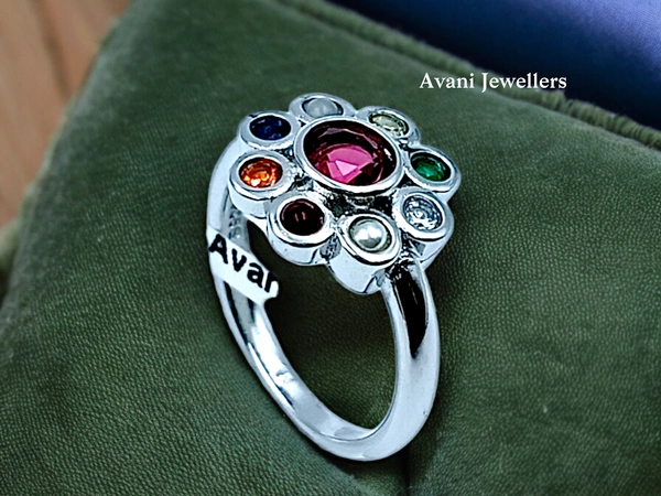 Avani Jewellers Silver Ladies Fancy Ring - 3.46, 12