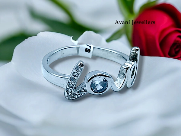 Avani Jewellers Silver Ladies Fancy Ring - 2.21, 12
