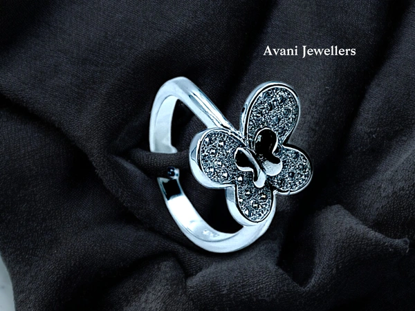 Avani Jewellers Silver Ladies Fancy Ring - 2.98, 11