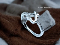 Avani Jewellers Silver Ladies Fancy Ring - 1.92, 14