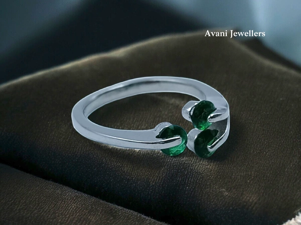 Avani Jewellers Silver Ladies Fancy Ring - 2.77, 14