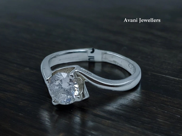 Avani Jewellers Silver Ladies Fancy Ring - 2.43, 15