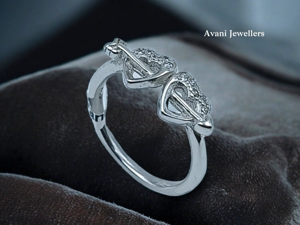 Avani Jewellers Silver Ladies Fancy Ring - 2.06, 17