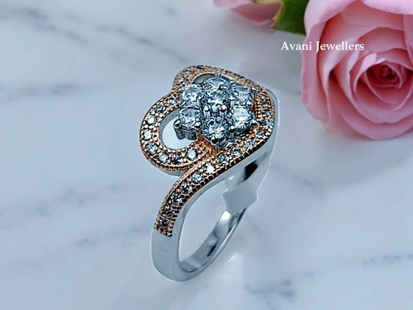 Avani Jewellers Silver Ladies Fancy Ring - 3.37, 13, Web Orange