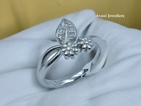 Avani Jewellers Silver Ladies Fancy Ring - 2.04, 9