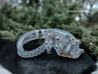 Avani Jewellers Silver Ladies Fancy Ring - 3.08, 13
