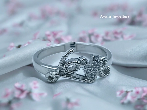 Avani Jewellers Silver Ladies Fancy Ring - 2.36, 15