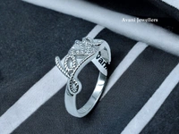 Avani Jewellers Silver Ladies Fancy Ring - 2.36, 15