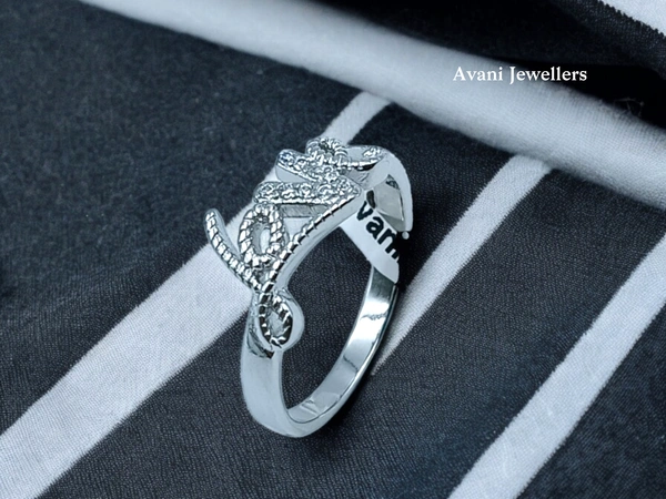 Avani Jewellers Silver Ladies Fancy Ring - 2.36, 15