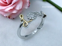 Avani Jewellers Silver Ladies Fancy Ring - 1.94, 10