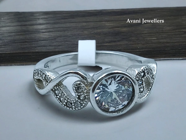 Avani Jewellers Silver Ladies Fancy Ring - 3.08, 10