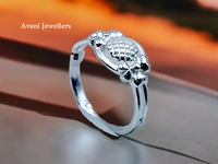 Avani Jewellers Silver Ladies Plain Ring - 2.32, 13