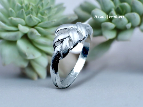 Avani Jewellers Silver Ladies Plain Ring - 2.23, 13