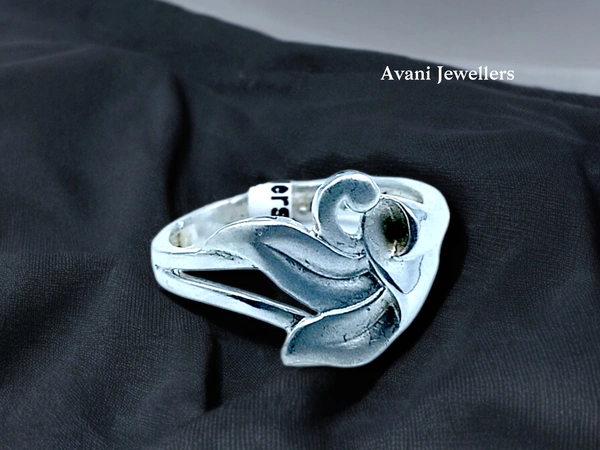 Avani Jewellers Silver Ladies Plain Ring - 2.01, 12