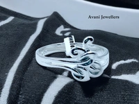Avani Jewellers Silver Ladies Plain Ring - 1.93, 14