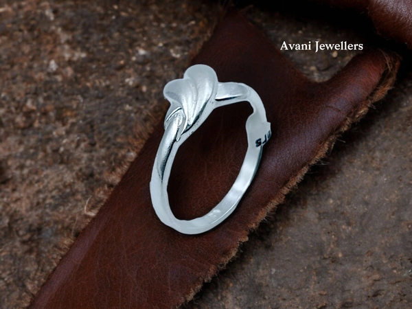 Avani Jewellers Silver Ladies Plain Ring - 2.14, 13