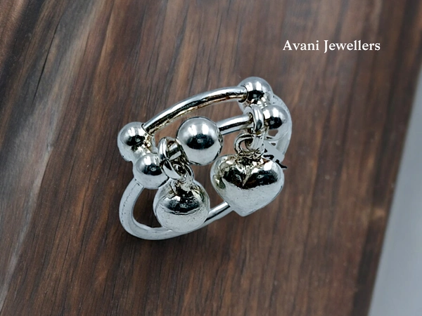 Avani Jewellers Silver Ladies Plain Ring - 4.2, 17