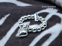 Avani Jewellers Silver Ladies Plain Ring - 4.65, 12