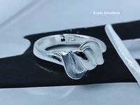 Avani Jewellers Silver Ladies Plain Ring - 2.28, 13