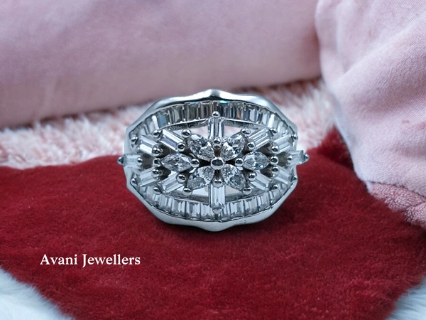 Avani Jewellers Silver Ladies Cocktail Ring - 6.79, 16