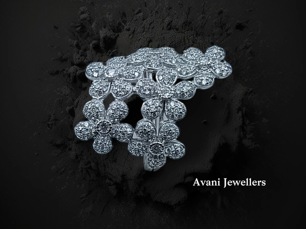 Avani Jewellers Silver Ladies Cocktail Ring - 6.19, 17