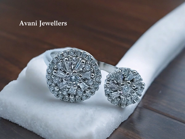 Avani Jewellers Silver Ladies Cocktail Ring - 3.21, 15