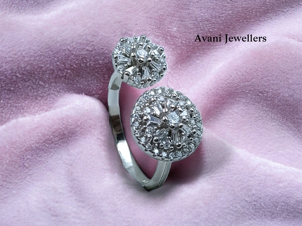 Avani Jewellers Silver Ladies Cocktail Ring - 3.21, 15