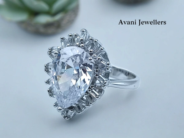 Avani Jewellers Silver Ladies Cocktail Ring - 7.05, 18