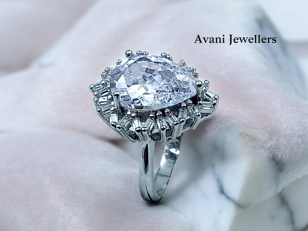 Avani Jewellers Silver Ladies Cocktail Ring - 7.05, 18