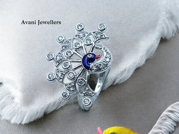 Avani Jewellers Silver Ladies Cocktail Ring - 4.22, 13