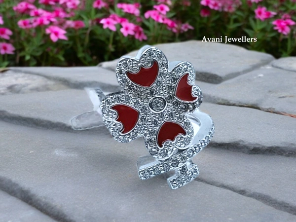 Avani Jewellers Silver Ladies Cocktail Ring - 2.59, 11