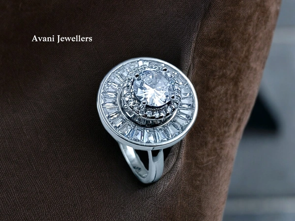 Avani Jewellers Silver Ladies Cocktail Ring - 6.93, 14
