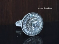 Avani Jewellers Silver Ladies Cocktail Ring - 6.93, 14