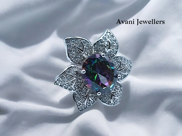 Avani Jewellers Silver Ladies Cocktail Ring - 9.38, 14