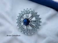 Avani Jewellers Silver Ladies Cocktail Ring - 8.62, 12