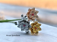 Avani Jewellers Silver Ladies Cocktail Ring - 9.73, 12