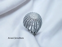 Avani Jewellers Silver Ladies Cocktail Ring - 13.2, 16