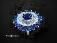 Avani Jewellers Silver Ladies Cocktail Ring - 6.91, 11