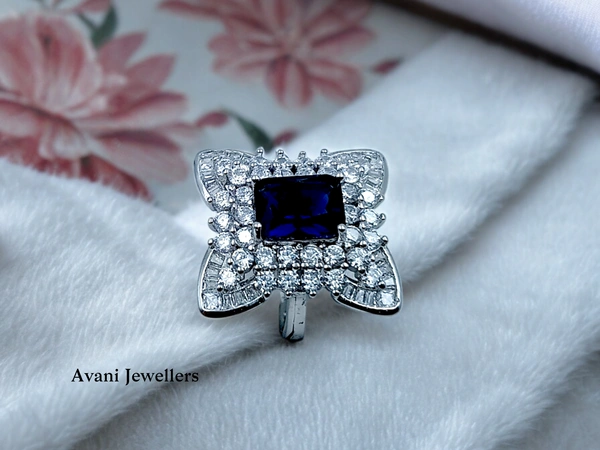 Avani Jewellers Silver Ladies Cocktail Ring - 8.28, 12