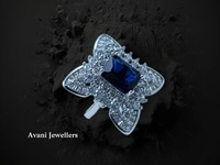 Avani Jewellers Silver Ladies Cocktail Ring - 8.28, 12