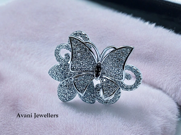 Avani Jewellers Silver Ladies Cocktail Ring - 8.8, 17