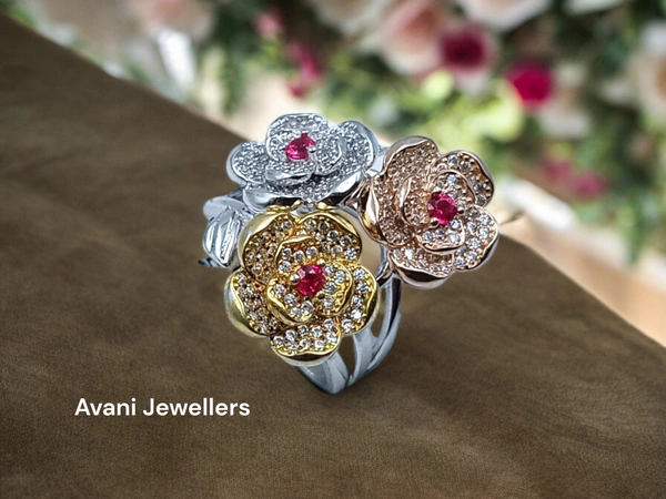Avani Jewellers Silver Ladies Cocktail Ring - 9.96, 15