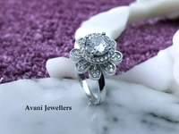 Avani Jewellers Silver Ladies Cocktail Ring - 5.57, 18