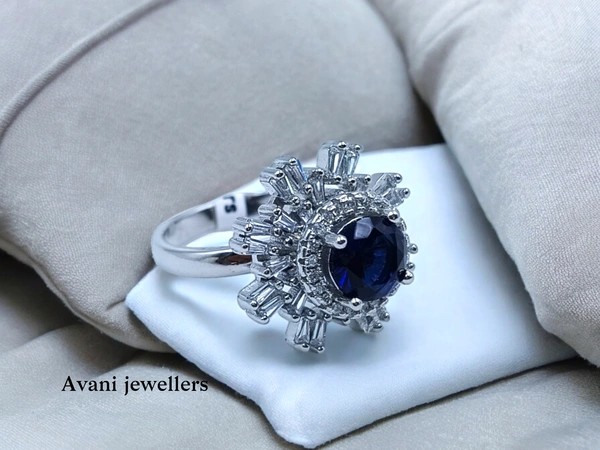 Avani Jewellers Silver Ladies Cocktail Ring - 5.72, 11