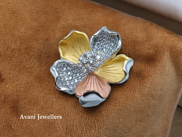 Avani Jewellers Silver Ladies Cocktail Ring - 9.78, 10