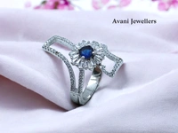 Avani Jewellers Silver Ladies Cocktail Ring - 6.4, 20