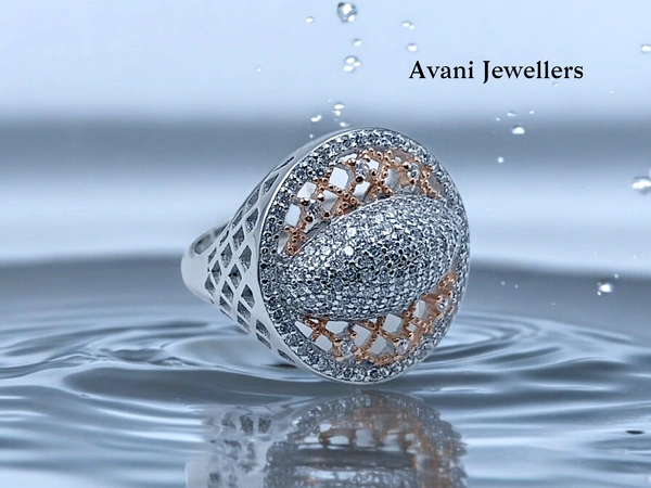 Avani Jewellers Silver Ladies Cocktail Ring - 7.14, 19