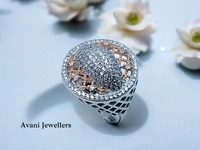 Avani Jewellers Silver Ladies Cocktail Ring - 7.14, 19