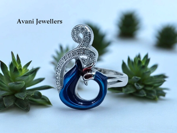Avani Jewellers Silver Ladies Cocktail Ring - 4.17, 10